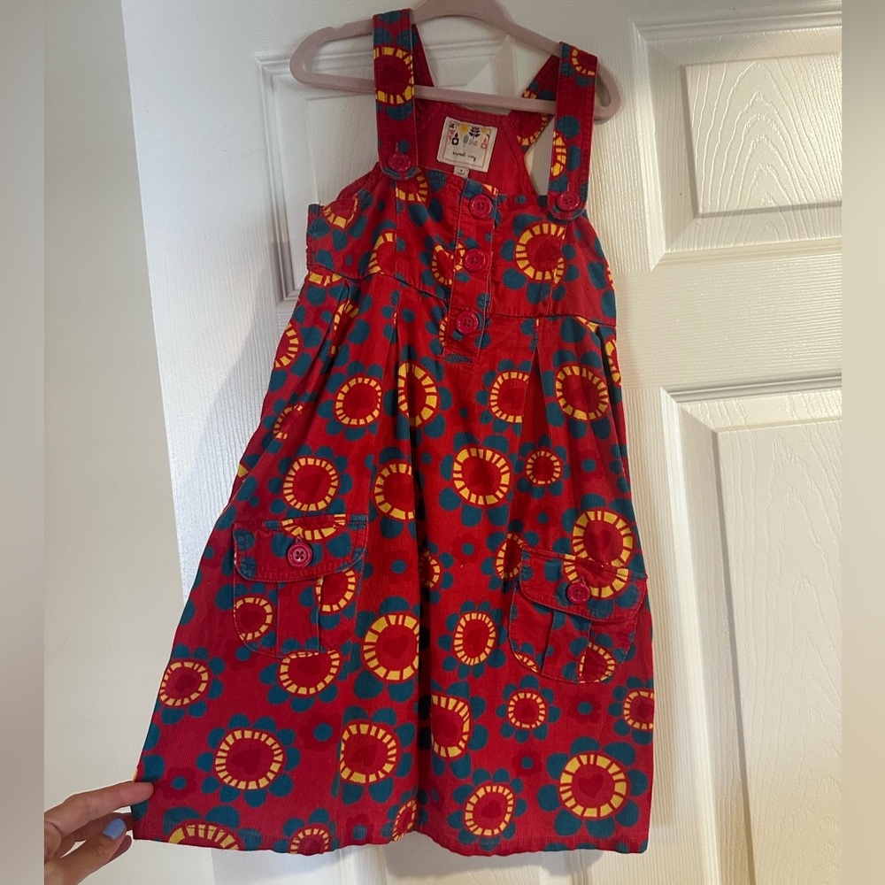 Colorful Kids Dress with Floral Pattern